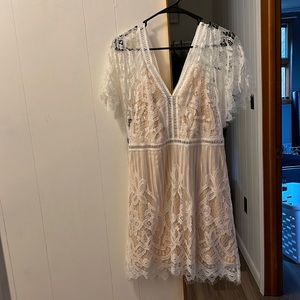 Boohoo White Dress